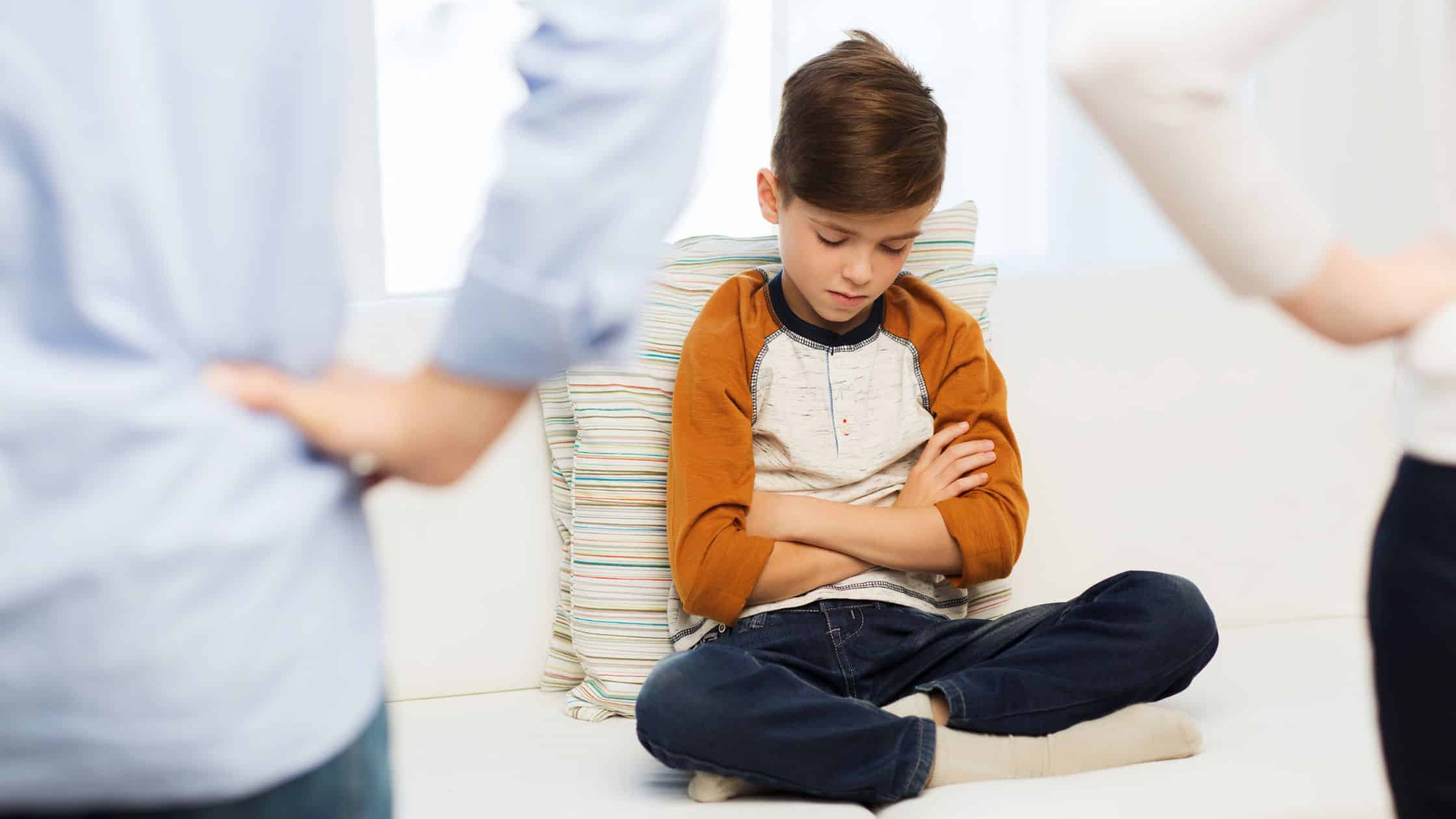Projecting anger or frustration onto the child 